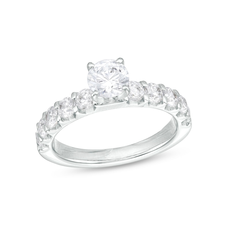 1.50 CT. T.W. Diamond Engagement Ring in 14K White Gold (I/I2)