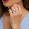 Thumbnail Image 1 of 3.00 CT. T.W. Quad Princess-Cut Diamond Channel Bridal Set in 14K White Gold