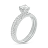Thumbnail Image 3 of Celebration Canadian Ideal 1.33 CT. T.W. Certified Diamond Bridal Set in 14K White Gold (I/I1)