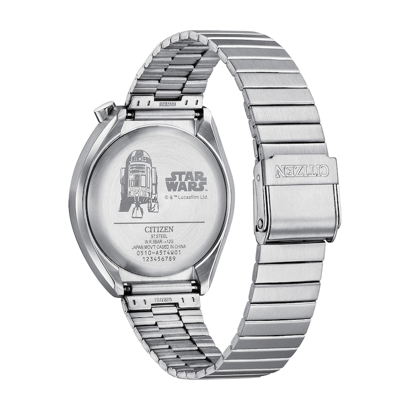 Main Image 3 of Men's Citizen Star Wars™ Tsuno R2-D2™ Watch with Silver-Tone Dial (Model: AN3666-51A)