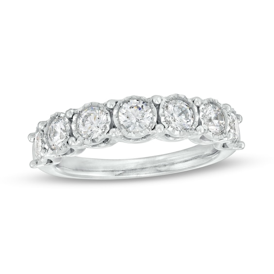 1.00 CT. T.W. Diamond Seven Stone Anniversary Band in 10K Gold