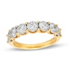 Thumbnail Image 0 of 1.00 CT. T.W. Diamond Seven Stone Anniversary Band in 10K Gold