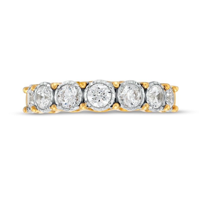 Main Image 4 of 1.00 CT. T.W. Diamond Seven Stone Anniversary Band in 10K Gold
