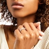 Thumbnail Image 2 of TRUE Lab-Grown Diamonds by Vera Wang Love 1.45 CT. T.W. Alternating Anniversary Band in 14K White Gold (F/SI2)