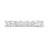 Thumbnail Image 4 of TRUE Lab-Grown Diamonds by Vera Wang Love 1.45 CT. T.W. Alternating Anniversary Band in 14K White Gold (F/SI2)