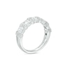 Thumbnail Image 3 of Vera Wang Love Collection 1.45 CT. T.W. Certified Lab-Grown Diamond Alternating Anniversary Band in 14K White Gold (F/VS2)