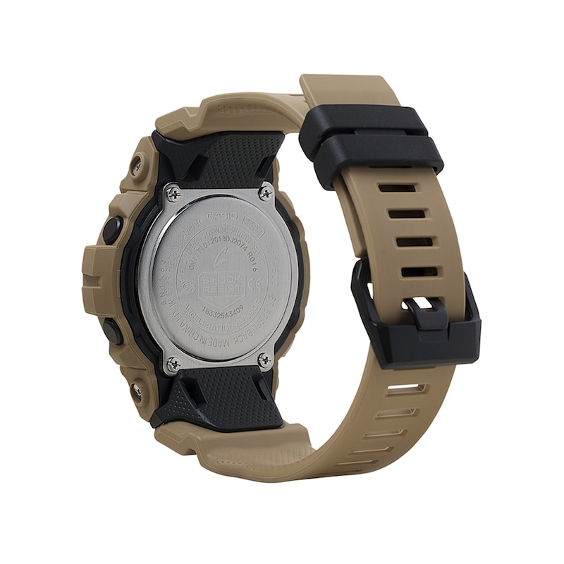 Men's Casio G-Shock Power Trainer Resin Strap Watch with Black Dial (Model: GBD800UC