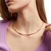 Thumbnail Image 1 of Italian Gold 5.0mm Double Row Twisted Chain Necklace in 14K Gold - 17"