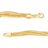 Thumbnail Image 2 of Italian Gold 5.0mm Double Row Twisted Chain Necklace in 14K Gold - 17"