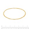 Thumbnail Image 3 of Italian Gold 5.0mm Double Row Twisted Chain Necklace in 14K Gold - 17"