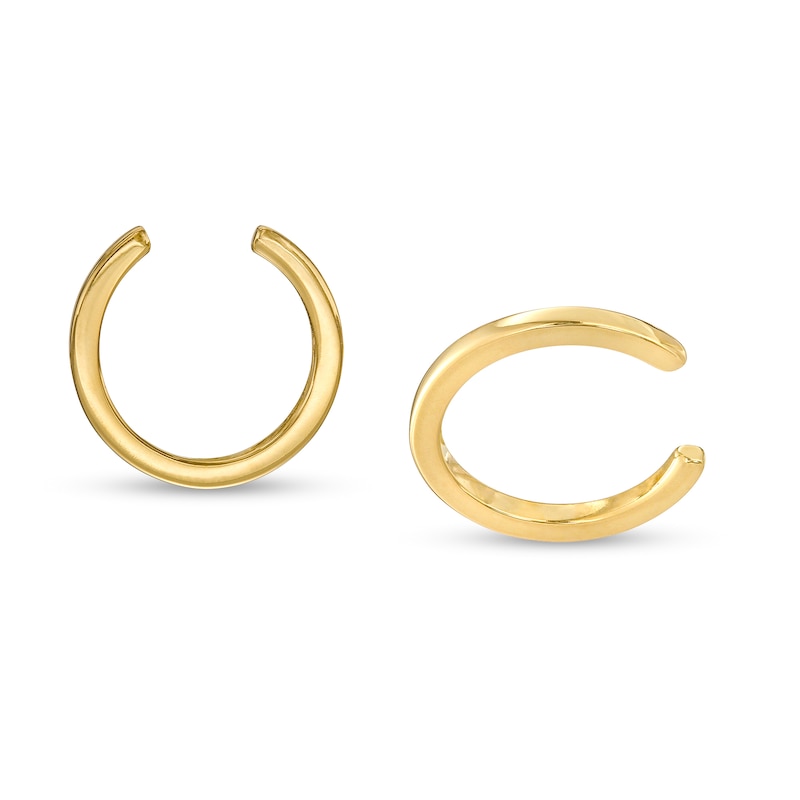 Polished Ear Cuffs in 10K Gold|Peoples Jewellers