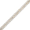 Men's 2.95 CT. T.W. Diamond Curb Chain Bracelet in 10K Gold – 8.5"