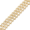 Men's 2.25 CT. T.W. Diamond Double Curb Chain Bracelet in 10K Gold – 8.5"