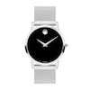 Thumbnail Image 1 of Ladies' Movado Museum Classic Mesh Watch with Black Dial (Model: 0607646)
