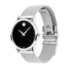 Thumbnail Image 2 of Ladies' Movado Museum Classic Mesh Watch with Black Dial (Model: 0607646)