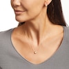 Thumbnail Image 2 of Freshwater Cultured Pearl Love Knot Necklace and Stud Earrings Set in 10K Gold