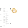 Thumbnail Image 4 of Freshwater Cultured Pearl Love Knot Necklace and Stud Earrings Set in 10K Gold