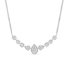 2.00 CT. T.W. Multi-Diamond Alternating Shape Necklace in 10K White Gold