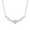 Thumbnail Image 1 of 2.00 CT. T.W. Multi-Diamond Alternating Shape Necklace in 10K White Gold