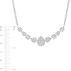 Thumbnail Image 3 of 2.00 CT. T.W. Multi-Diamond Alternating Shape Necklace in 10K White Gold
