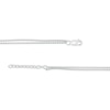 Thumbnail Image 3 of 0.065 CT. T.W. Diamond Butterfly Anklet in Sterling Silver – 10"