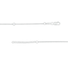Thumbnail Image 2 of 0.16 CT. T.W. Diamond Five Stone Station Anklet in 10K White Gold – 10"