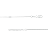 Thumbnail Image 3 of 0.16 CT. T.W. Diamond Five Stone Station Anklet in 10K White Gold – 10"