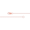 Thumbnail Image 3 of 0.12 CT. T.W. Diamond Triple Oval Link Bracelet in 10K Rose Gold - 7.25"