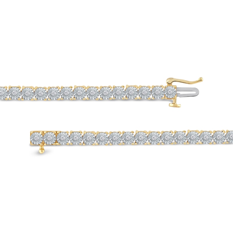 Main Image 3 of 0.50 CT. T.W. Diamond Tennis Bracelet in 14K Gold - 6.5"