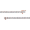 Thumbnail Image 3 of 0.50 CT. T.W. Diamond Tennis Bracelet in 14K Rose Gold - 6.5"
