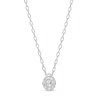 Thumbnail Image 1 of 0.16 CT. T.W. Diamond Pear-Shaped Pendant in 10K White Gold