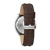 Thumbnail Image 3 of Men's Bulova Parking Metre Two-Tone Chronograph Brown Leather Strap Watch with Silver-Tone Dial (Model: 98B390)