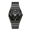 Thumbnail Image 1 of Men's Bulova Modern Gemini Diamond Accent Black Tonneau Watch (Model: 98D177)