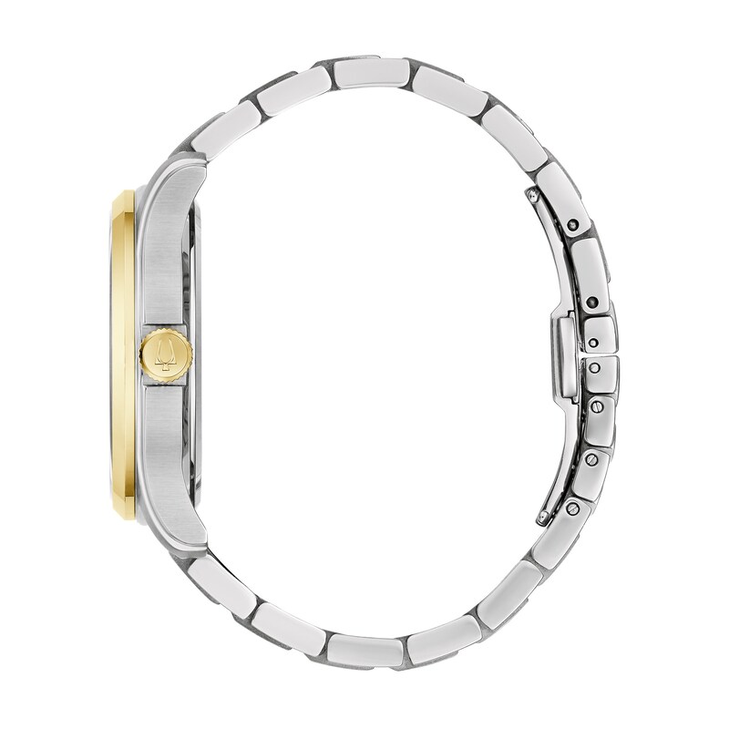 Main Image 2 of Men's Bulova Classic Wilton Two-Tone Watch with Silver-Tone Dial (Model: 98B391)