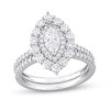 Thumbnail Image 1 of 1.47 CT. T.W. Marquise Diamond Double Frame Bridal Set in 14K White Gold