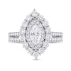 Thumbnail Image 4 of 1.47 CT. T.W. Marquise Diamond Double Frame Bridal Set in 14K White Gold