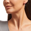 Thumbnail Image 2 of 0.20 CT. T.W. Diamond Graduated Linear Drop Earrings in 10K White Gold