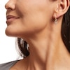 Thumbnail Image 2 of 0.20 CT. T.W. Diamond Twisted Flame Drop Earrings in 10K Gold