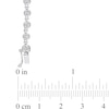 Thumbnail Image 4 of 1.00 CT. T.W. Multi-Diamond Alternating Bead Link Necklace in Sterling Silver – 17"