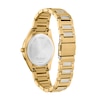 Ladies' Citizen Eco-Drive® Crystal Gold-Tone Watch with Mother-of-Pearl Dial (Model: EM1022-51D)