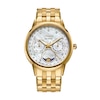 Thumbnail Image 1 of Ladies' Citizen Eco-Drive® Calendrier Diamond Accent Gold-Tone Watch with Mother-of-Pearl Dial (Model: FD0002-57D)