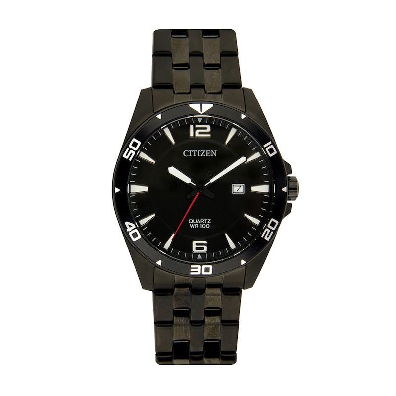 Men's Citizen Quartz Classic Black Watch (Model: BI5055-51E)|Peoples Jewellers