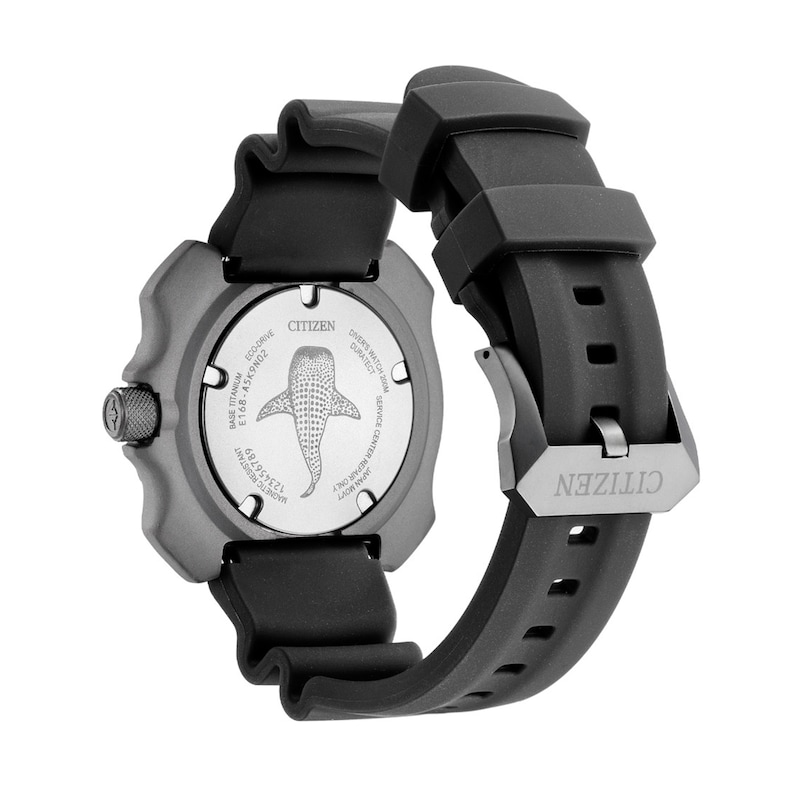 Main Image 2 of Men's Limited Edition Citizen Eco-Drive® Promaster Diver Super Titanium™ Black Strap Watch (Model: BN0225-04L)