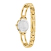 Thumbnail Image 2 of Ladies' Citizen Quartz Classic Crystal Accent Gold-Tone Bangle Watch with Black Dial (Model: EZ7012-85E)