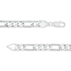 Thumbnail Image 4 of Men's 0.31 CT. T.W. Diamond Cross Necklace Charm and Bracelet Set in Sterling Silver – 8.5"