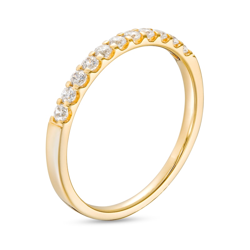 Main Image 3 of 0.25 CT. T.W. Certified Diamond Eleven Stone Anniversary Band in 14K Gold (I/SI2)