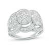 Thumbnail Image 0 of 2.00 CT. T.W. Multi-Diamond Bypass Trio Ring in 10K White Gold
