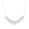 Thumbnail Image 1 of 1.00 CT. T.W. Diamond Twist Necklace in 10K White Gold