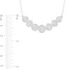 Thumbnail Image 3 of 1.00 CT. T.W. Diamond Twist Necklace in 10K White Gold