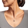 0.15 CT. T.W. Black and White Diamond Star Pendant in Sterling Silver